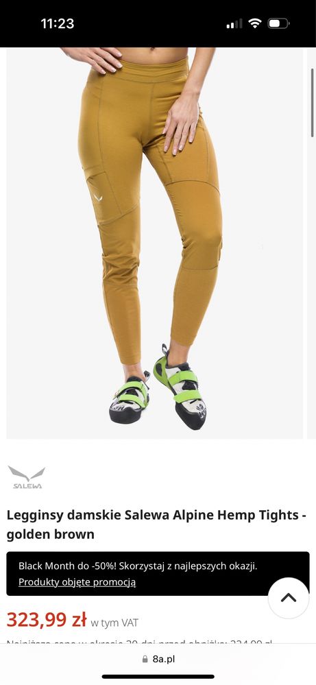 Spodnie damskie Salewa nowe oryginal 100%