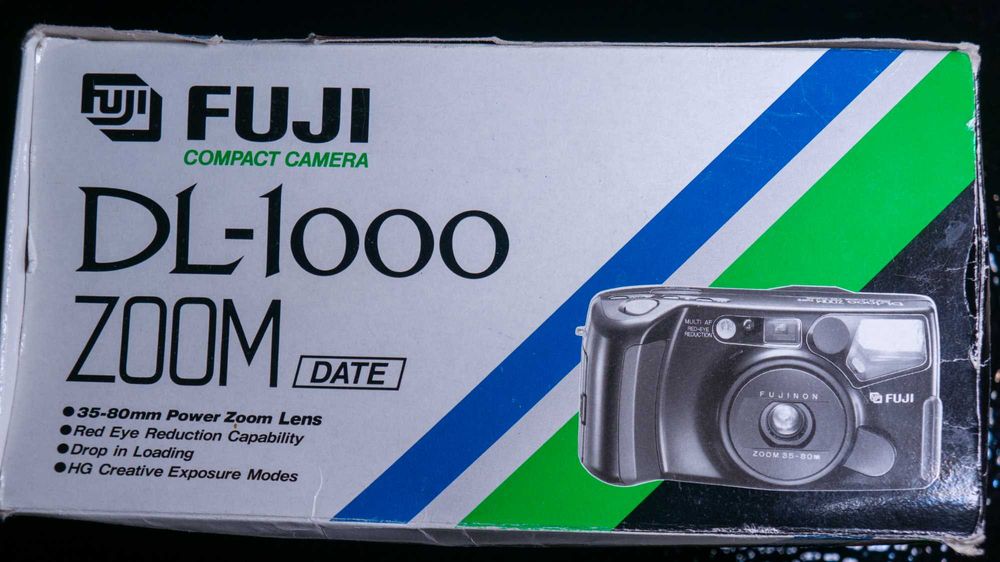Фотокамера Fuji DL-1000 Zoom Date коробка ремінець доки фотоаппарат