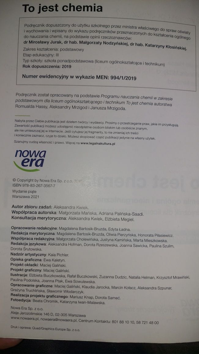 To jest chemia kl. 1