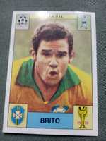 Cromo Panini World Cup Story de Brito no Mundial de 70