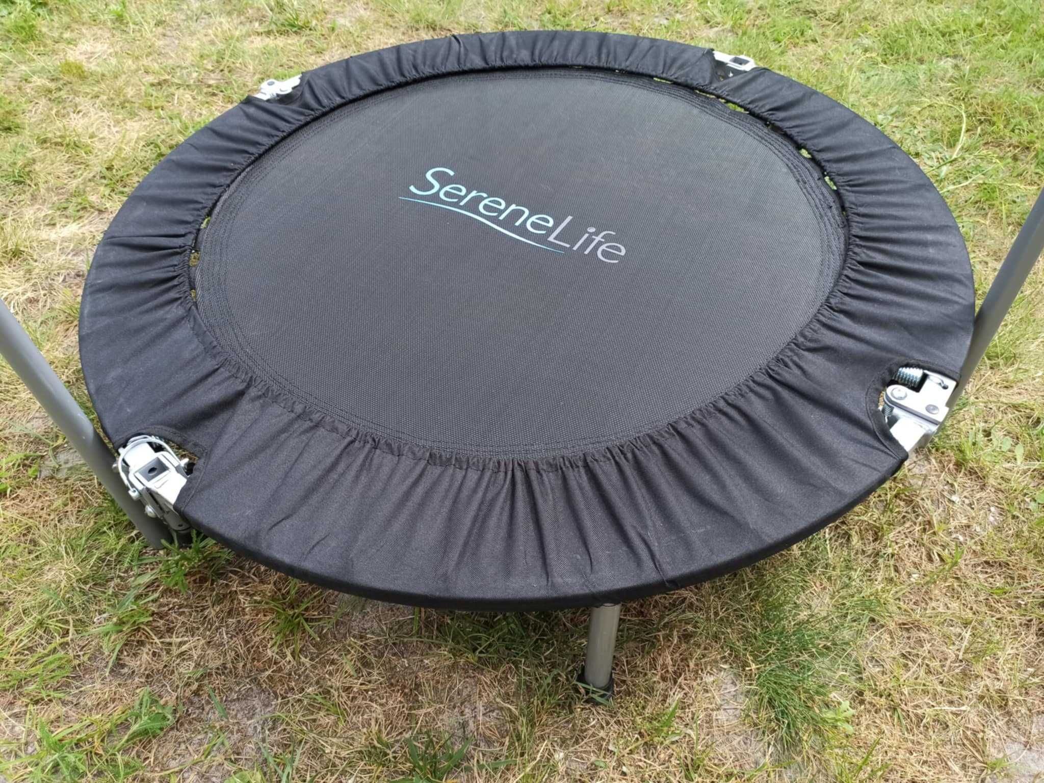 Mini Trampolina 36"/40" SereneLife  z regulowanym uchwytem