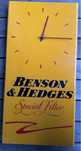 Kolekcjonerski vintage zegar benson&hedges philip morris BAT trafika