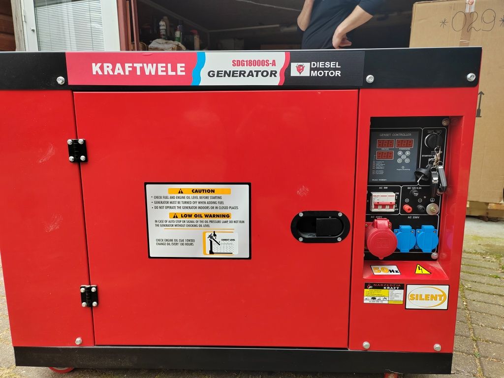 Agregat prądotwórczy Kraftwele sdg 18000 s