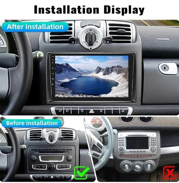 Android Radio samochodowe Mercedes-Benz Smart 2005 - 2010