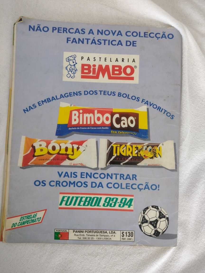 Vendo caderneta futebol 93/94