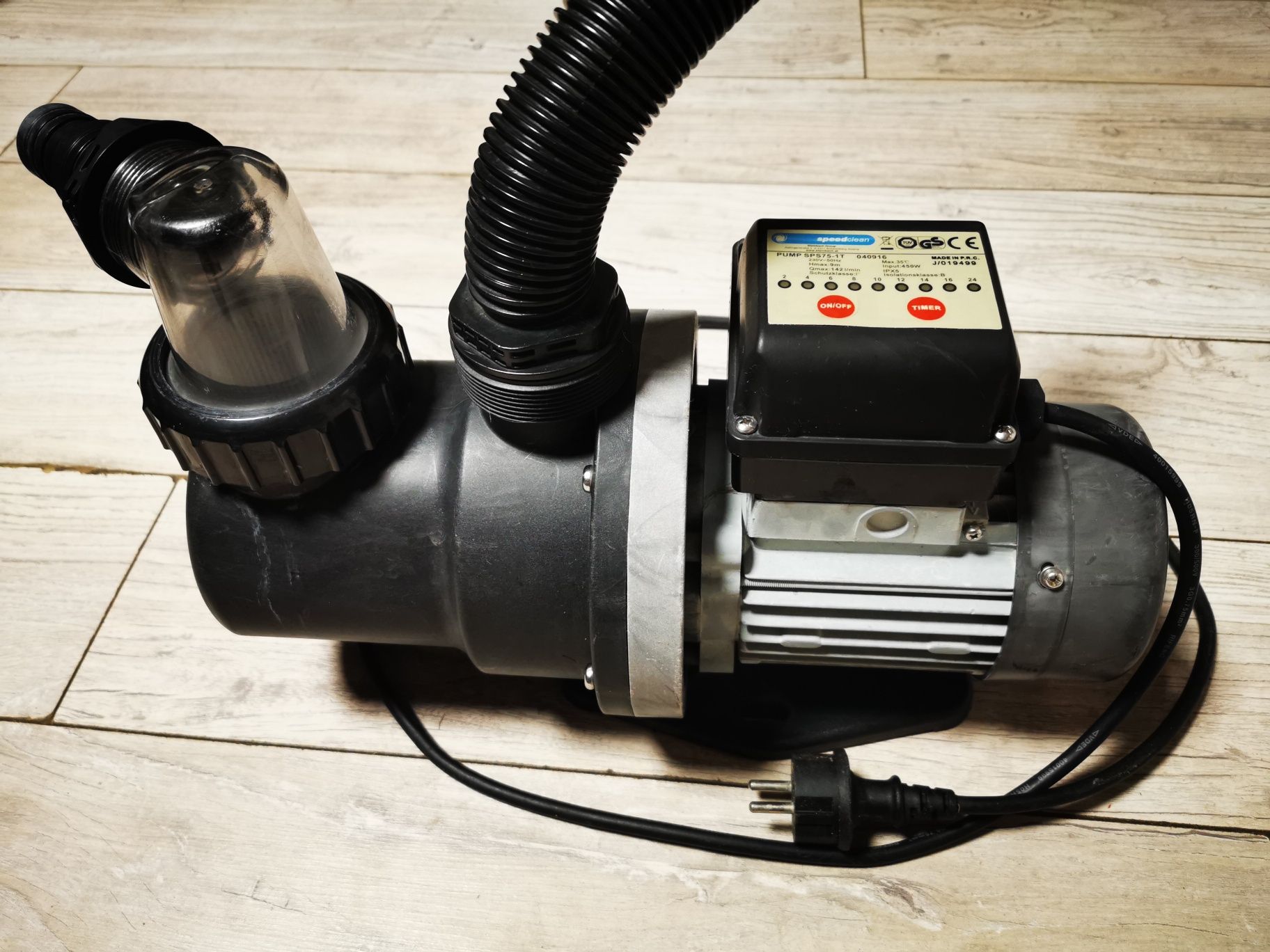 Pompa do basenu, ogrodu, jacuzzi, 450W, 8520 l/h, PUMP SPS75-1T