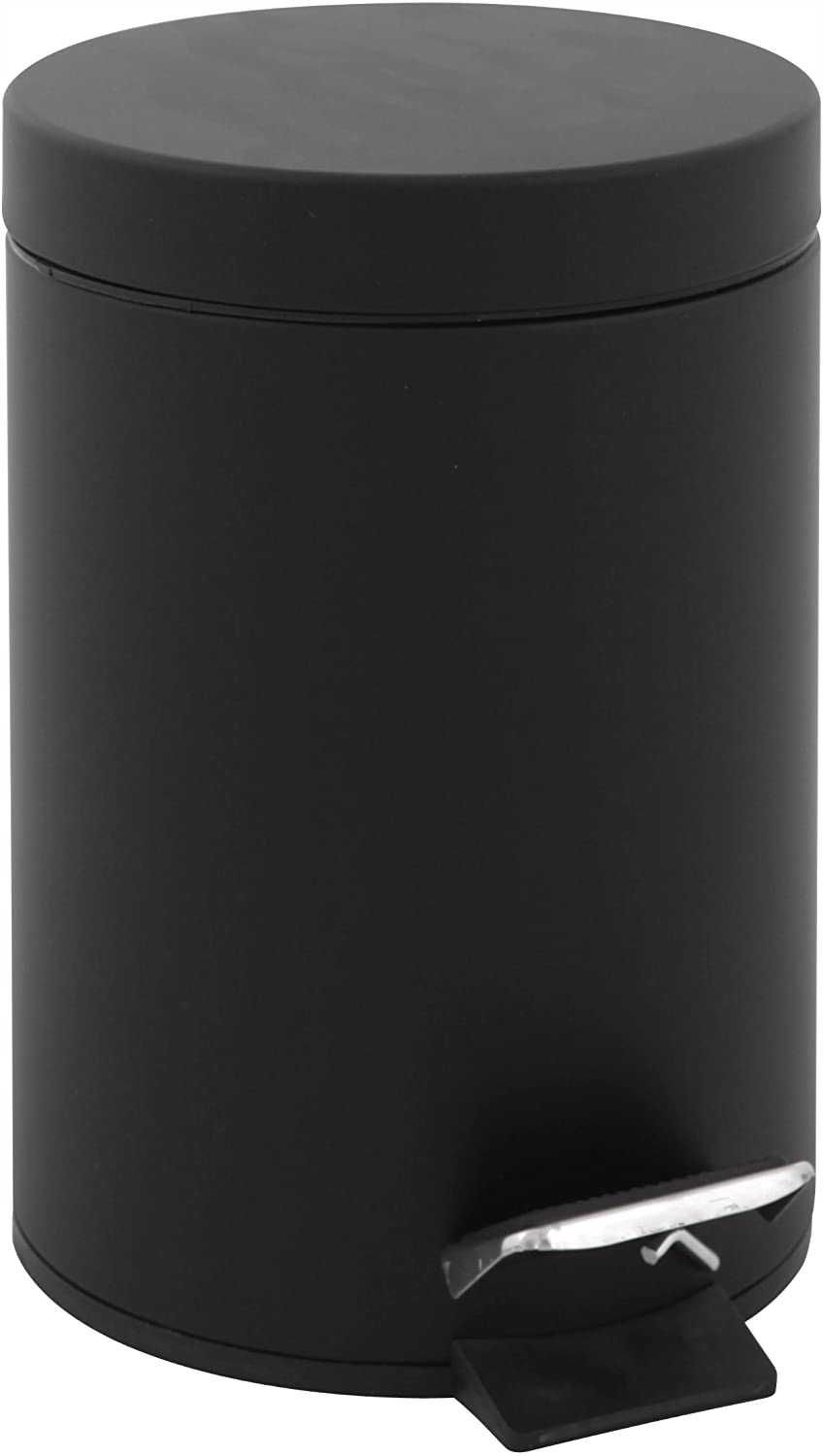 EKO Kosz na śmieci z pedałem Classic, 5 L, czarny