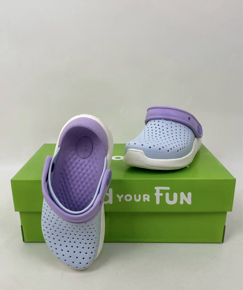 Crocs literide kids крокси дитячі р. 23-35 детские кроксы