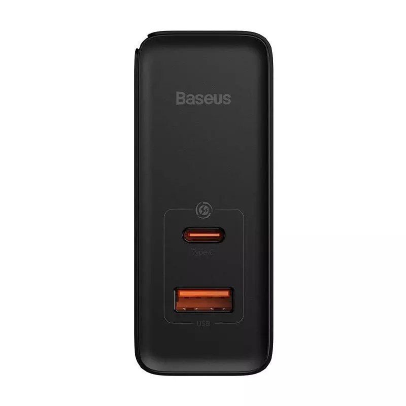 baseus gan5 pro nástěnná nabíječka, usb-c usb, 100w kabel (černý)