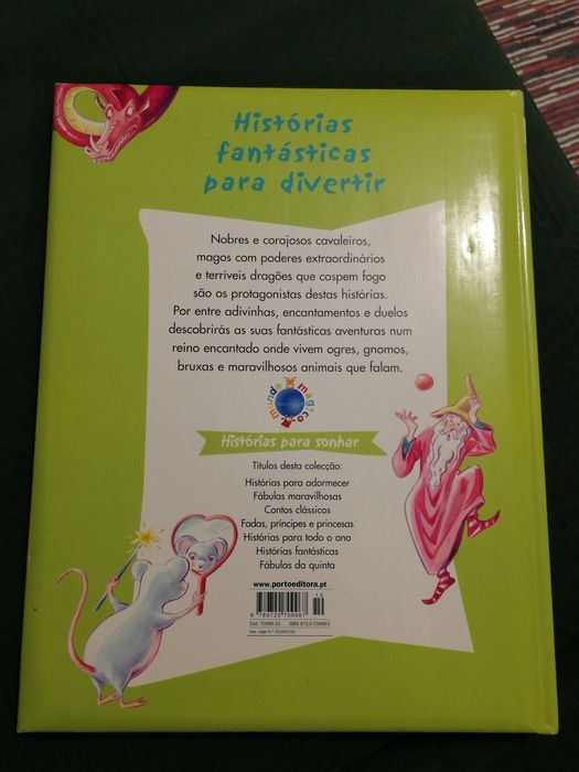 Livro "Histórias Fantásticas"