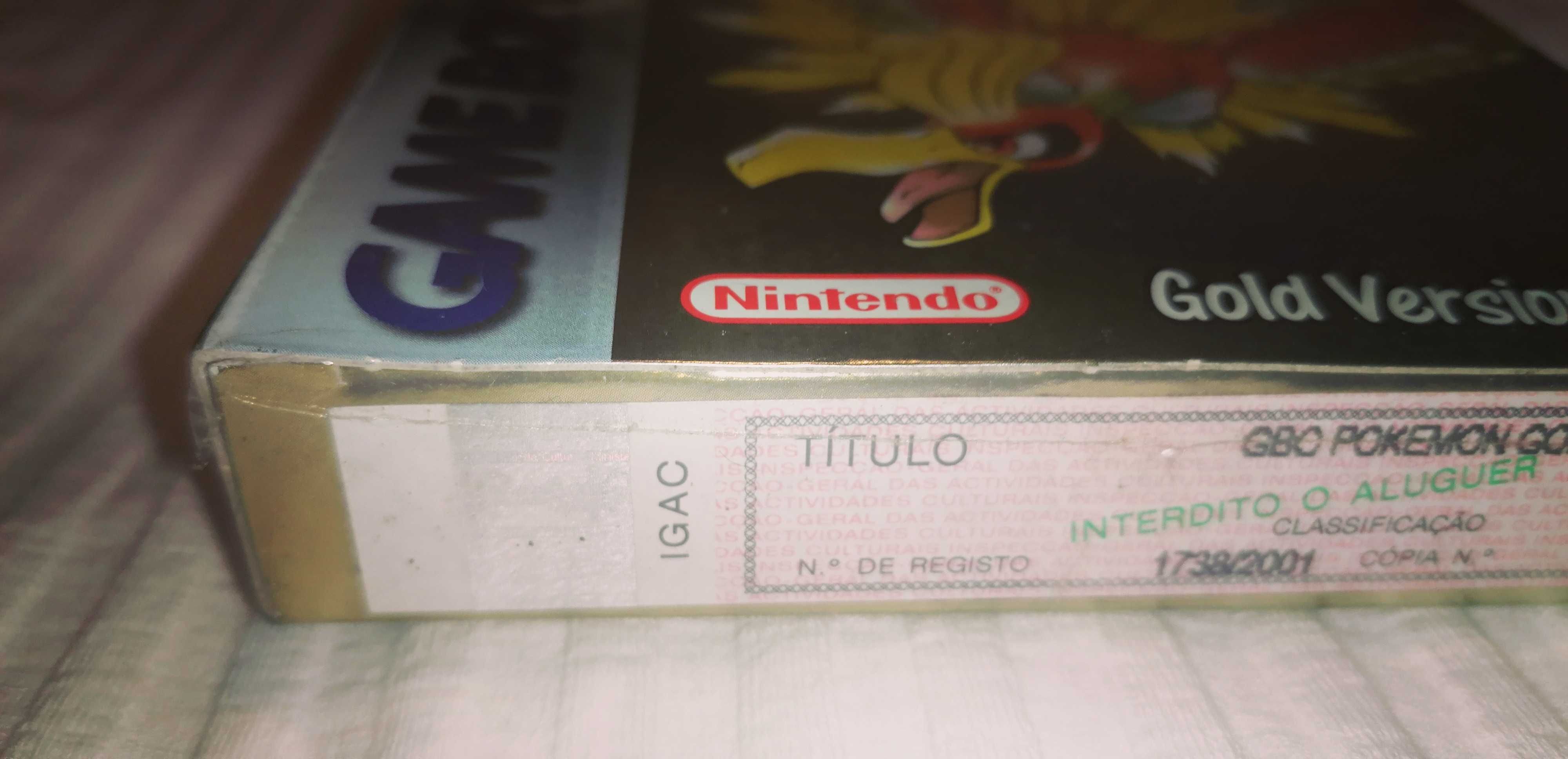 Pokemon Gold Gameboy Color SELADO