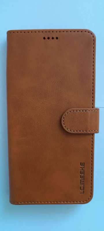 Etui z klapka do Huawei P40 Pro jasno brązowy