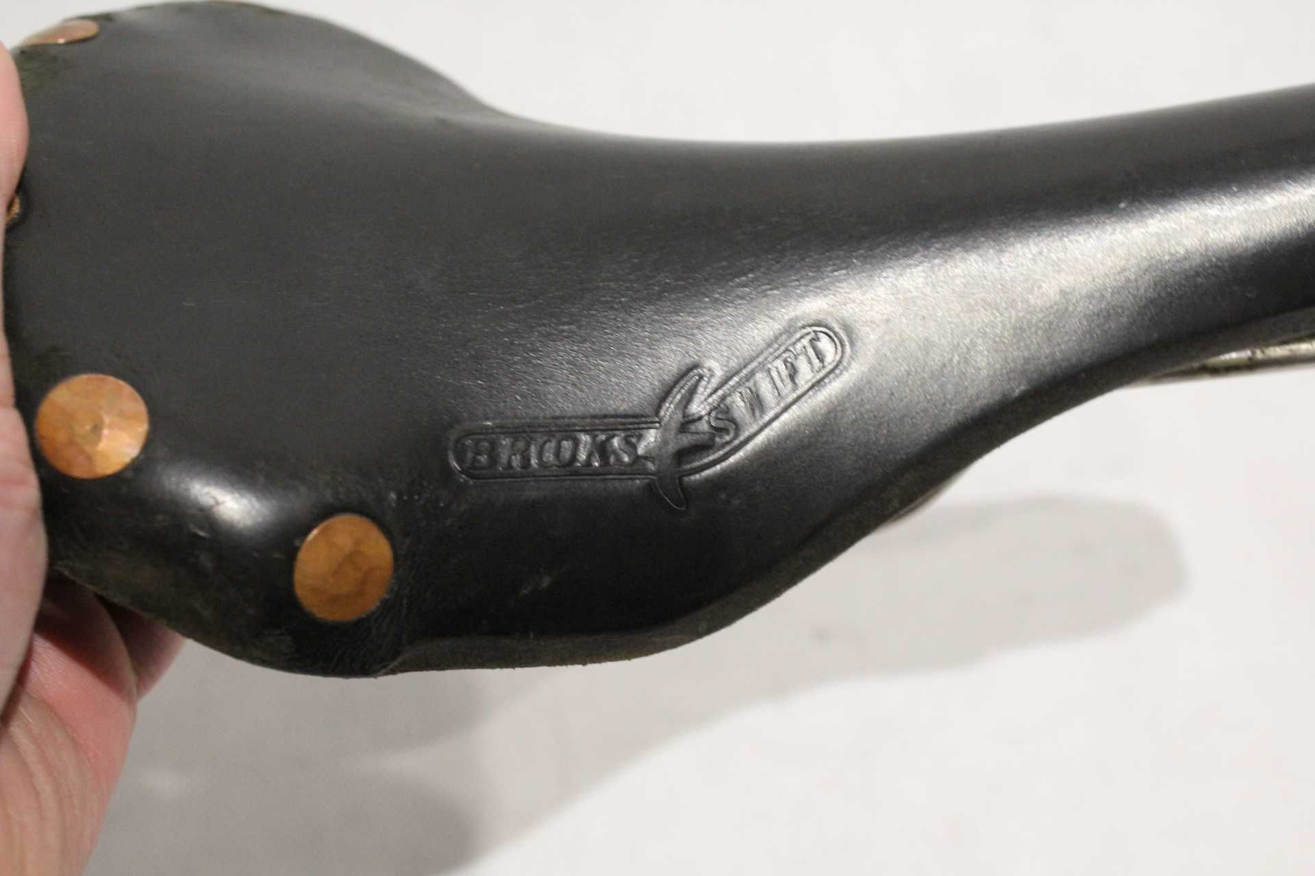 siodełko rowerowe BROOKS swift TITANIUM titanio skóra retro kolarz CG8