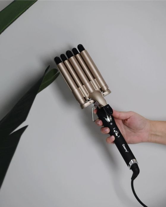Плойка для волос пять волн Geemy GM-2933 17мм  плойка волна
