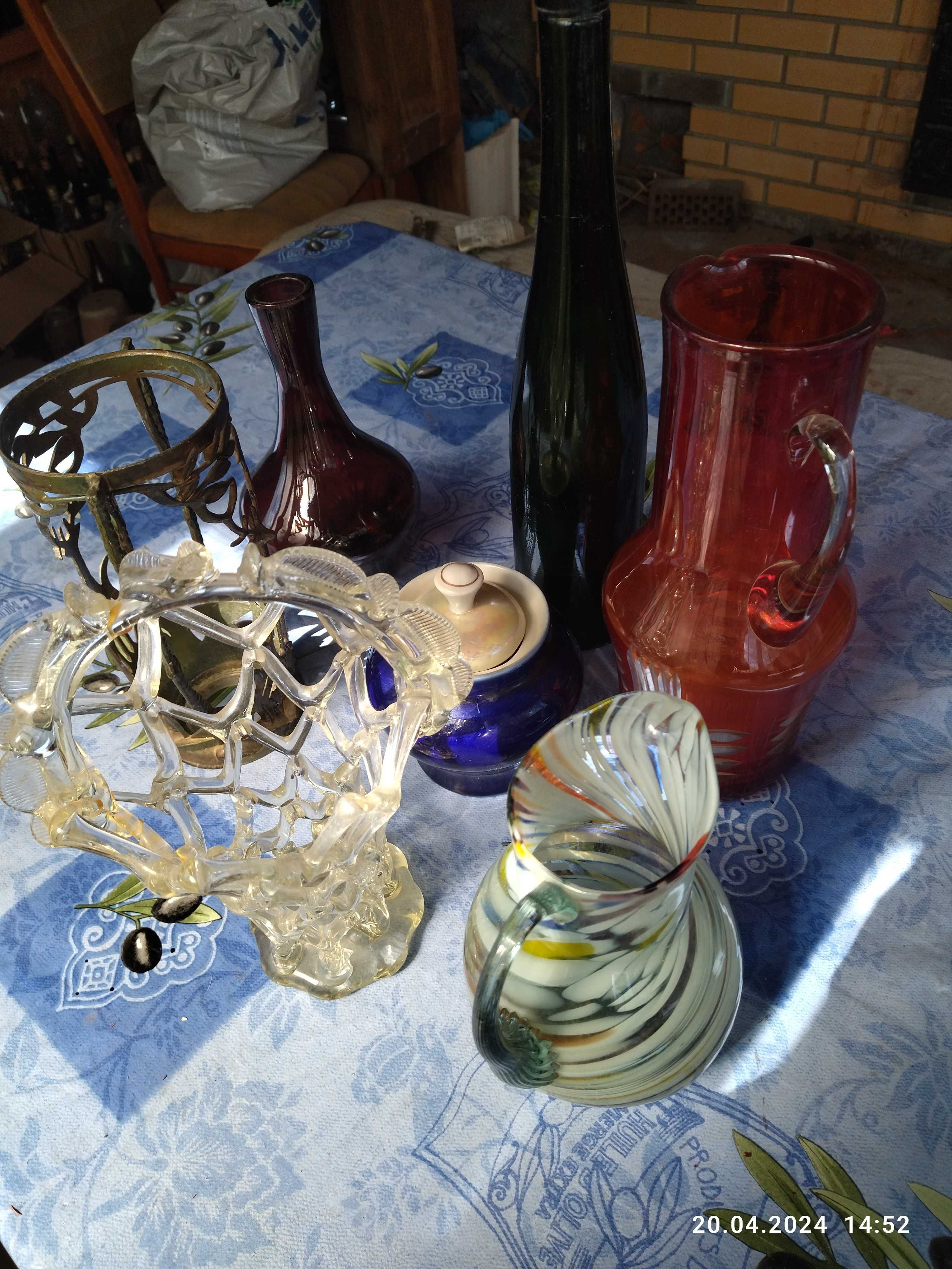 Глечики,вази,графін,цукернички,бутилки-ретро в колекцію