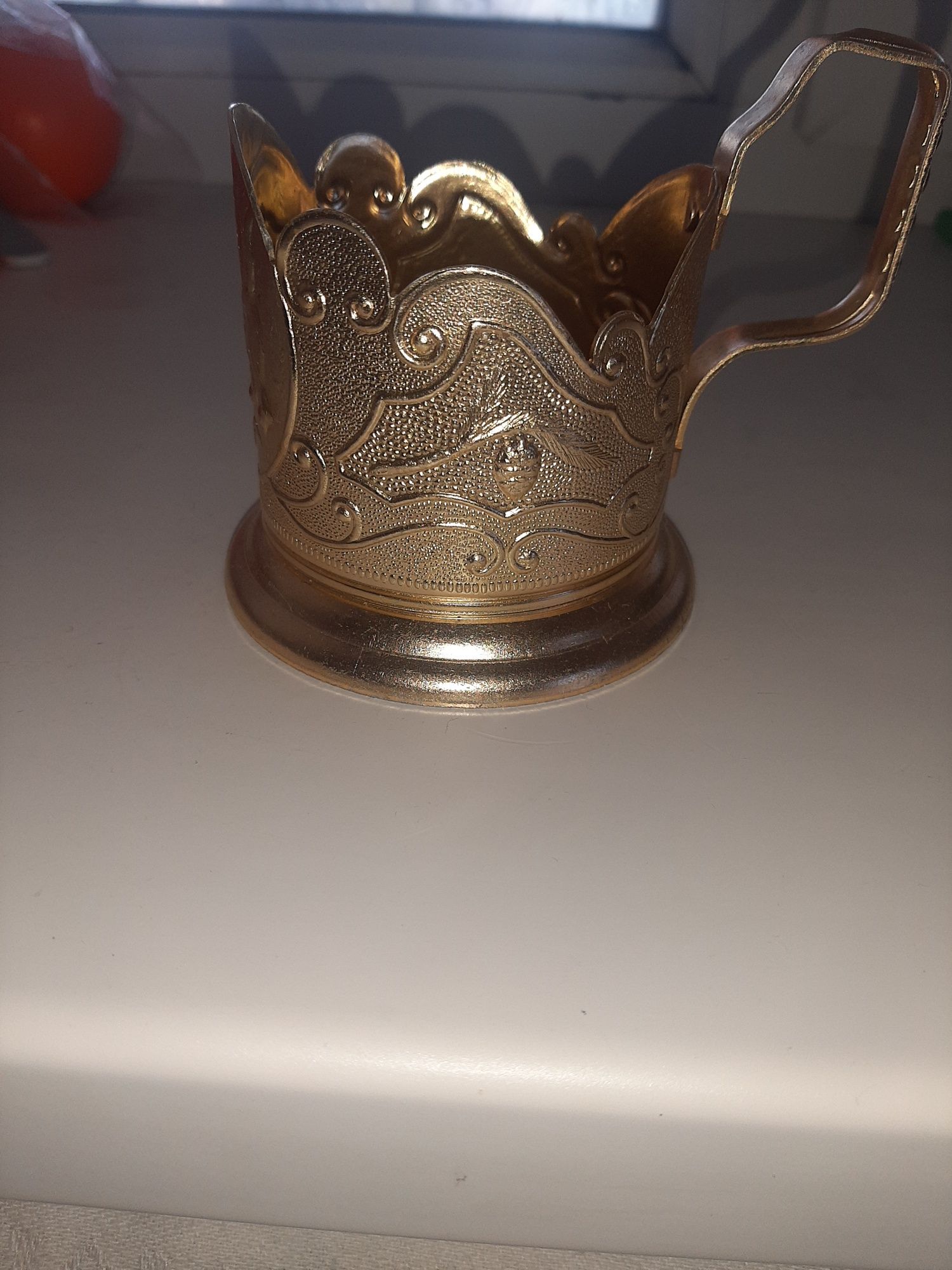 Подстаканник Лиса с добычей,СССР