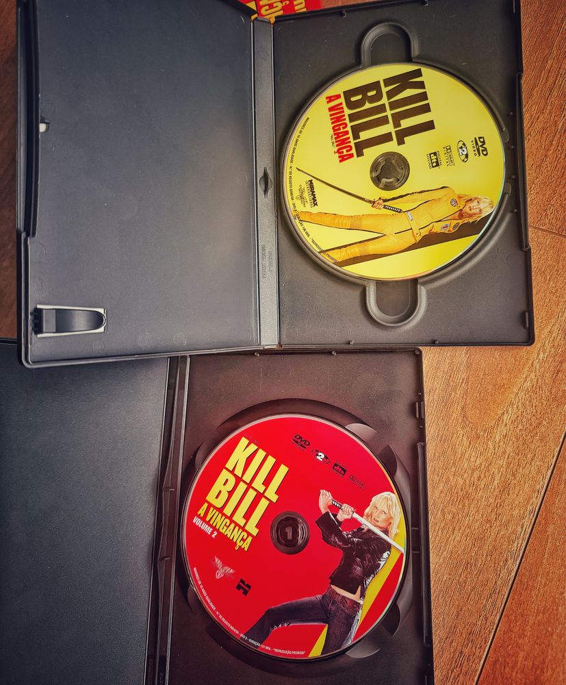 DVD box “Kill Bill” volume 1 e 2 (edição portuguesa)