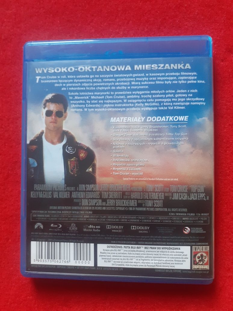TOP GUN blu-ray PL