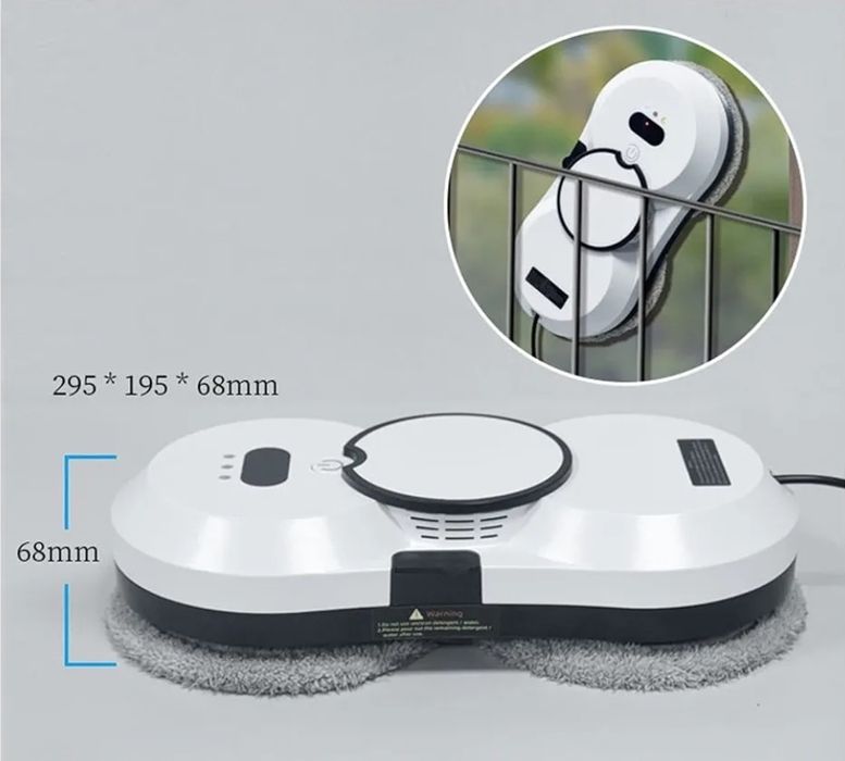 Inteligentny Robot do mycia okien myjka do szyb glazury z pilotem