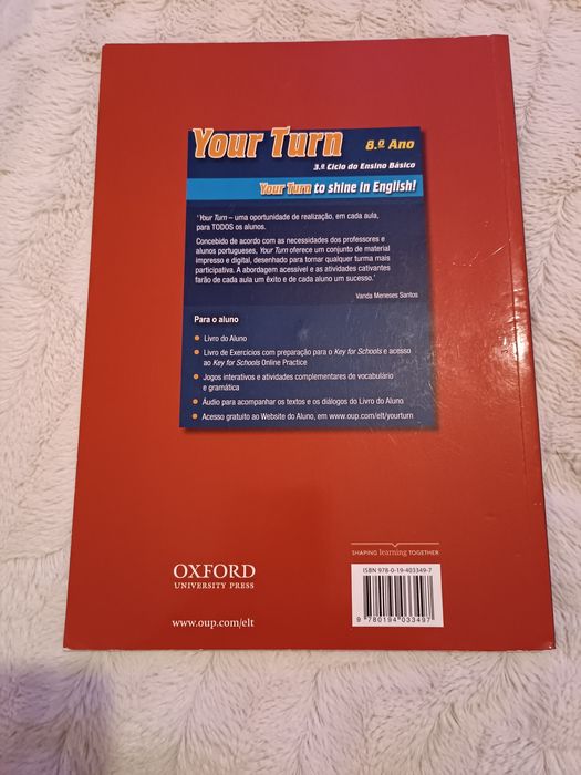 Livro de Exercícios de Inglês do 8° Ano