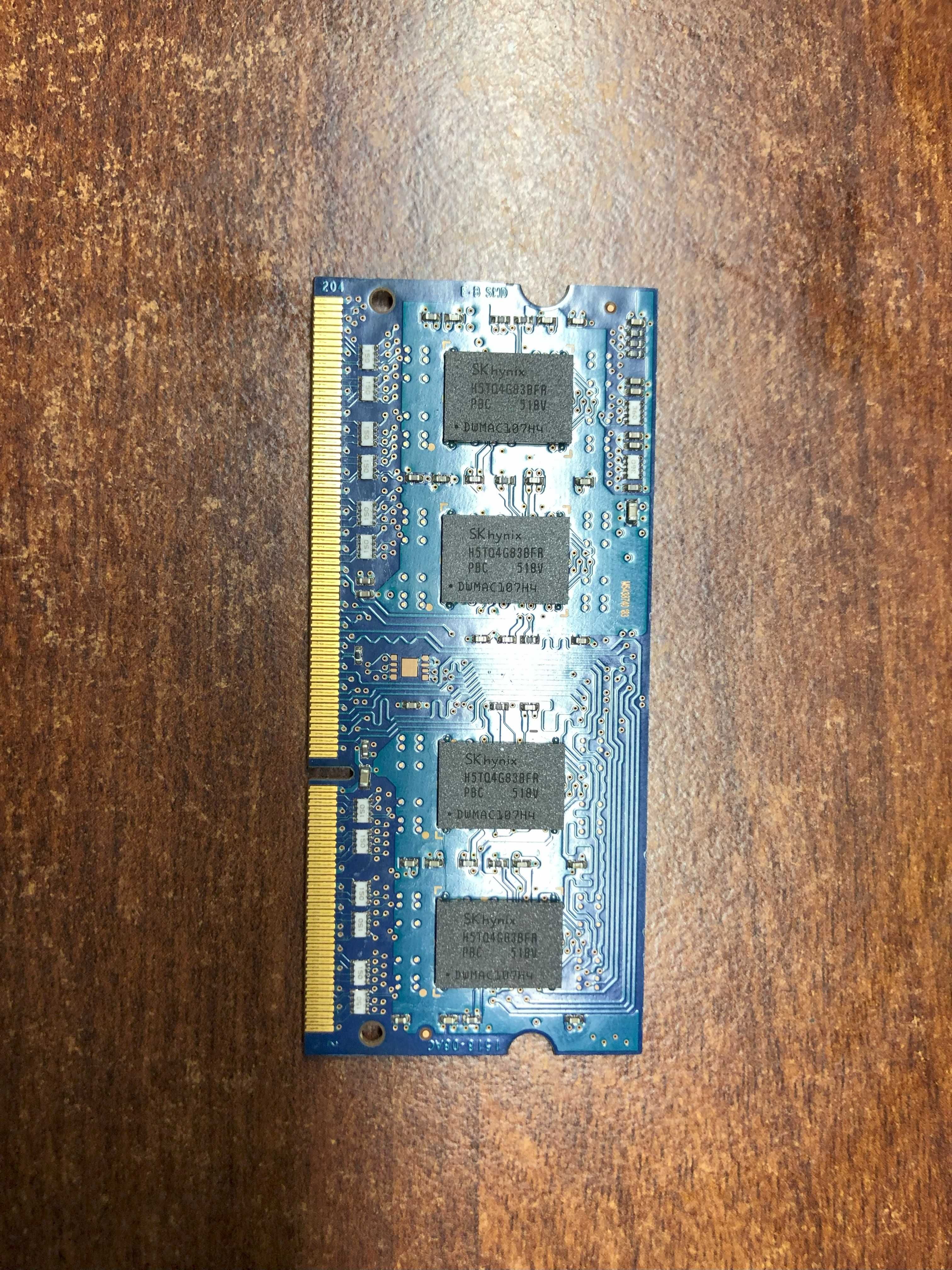 Pamięć RAM SK hynix 4GB DDR3 Laptopowe