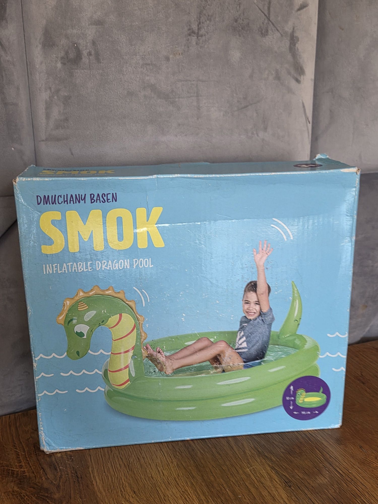 Basen dmuchany smok elefun nowy