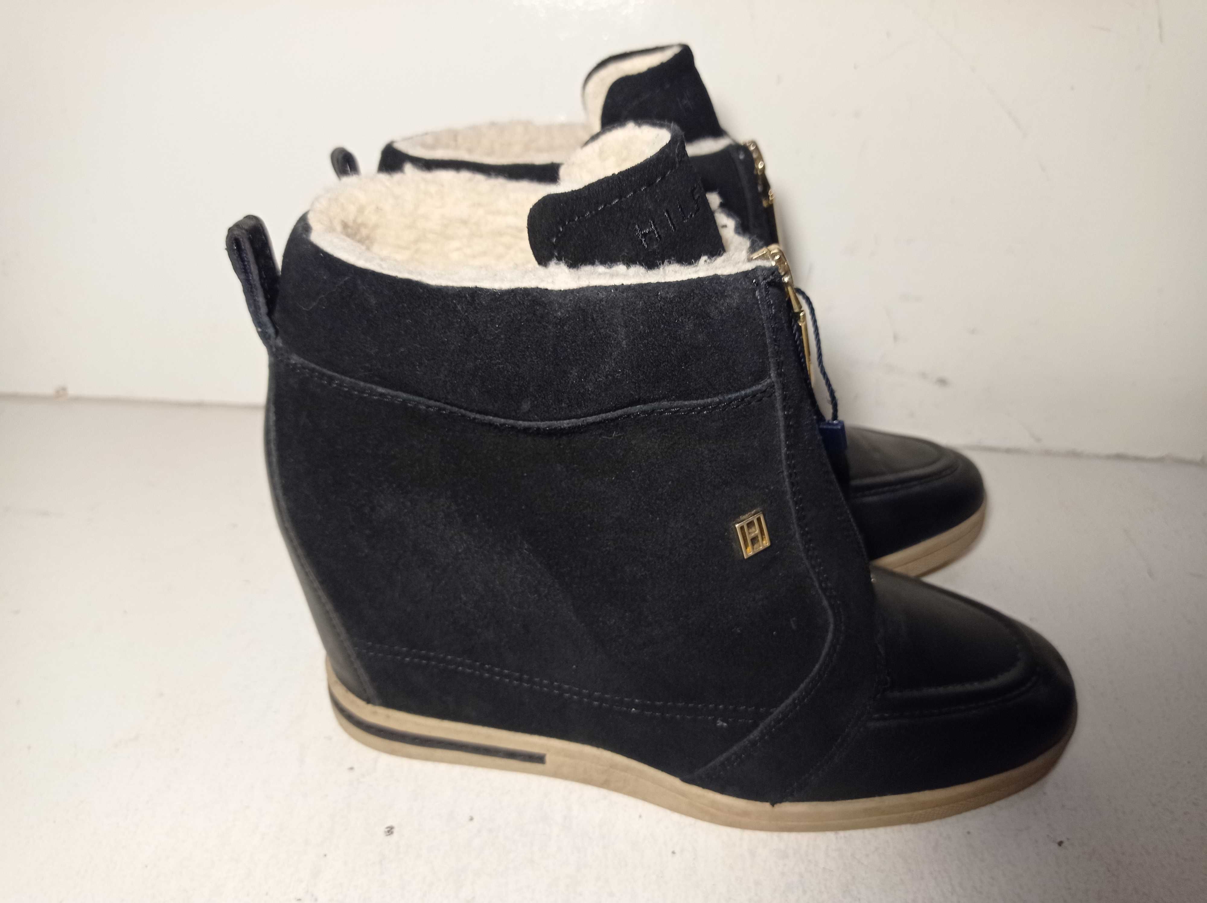 botki skórzane Tommy Hilfiger