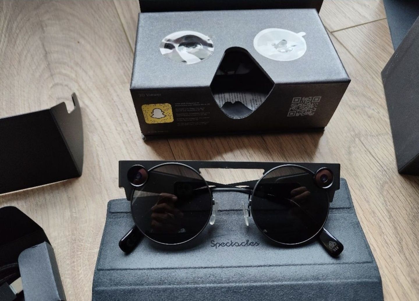 Okulary Snapchat spectacles 3 Carbon Okulary z kamerkami + Holospex