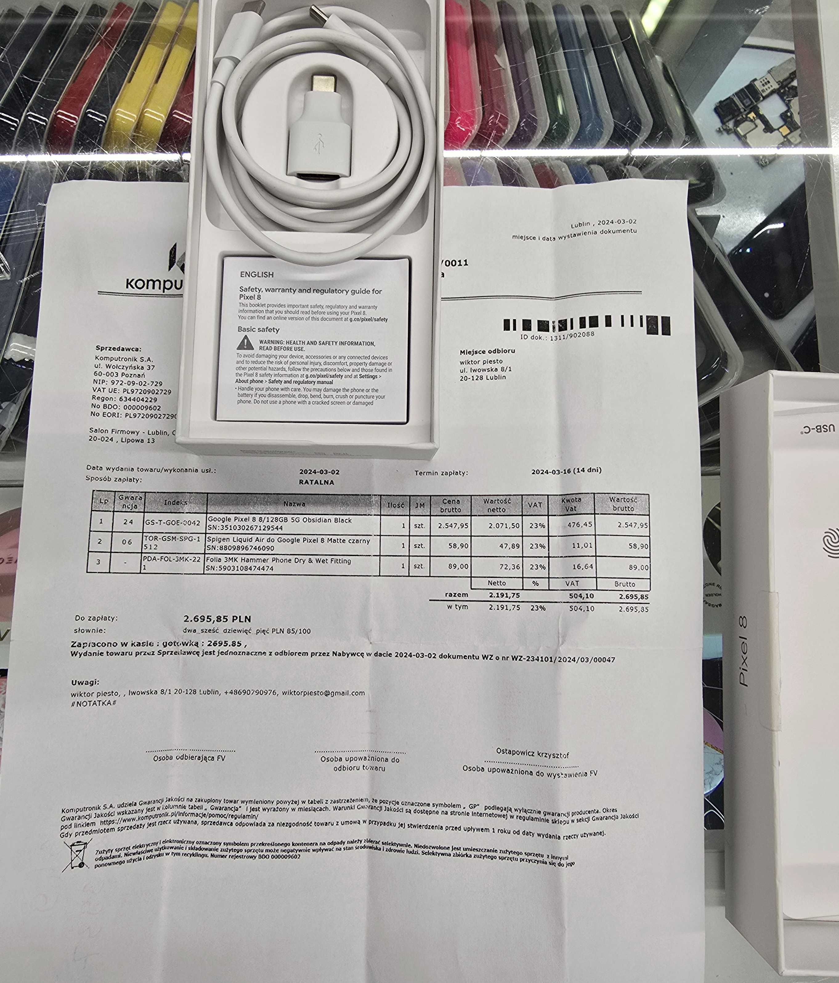 Google Pixel 8 8/128GB Telakces Felicity *Raty 0%