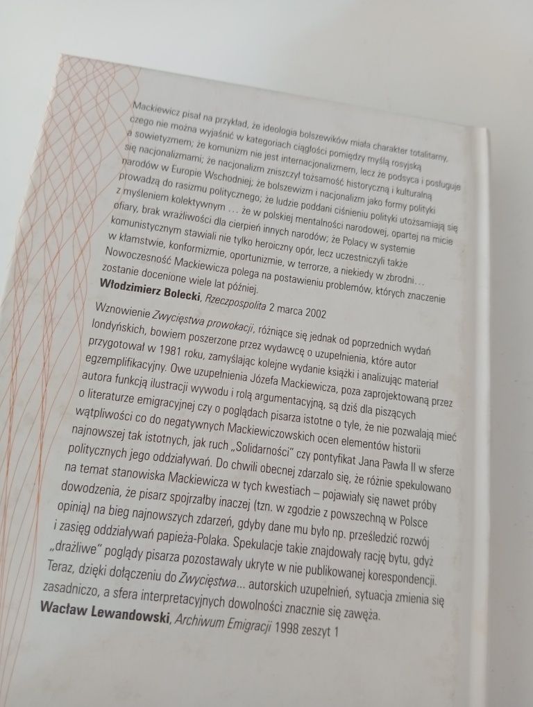 Zwycięstwo Prowokacji Mackiewicz Józef