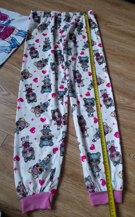 Піжама тепла велюрова лол, піжамка, george, primark, 7-8р. 122-128см.