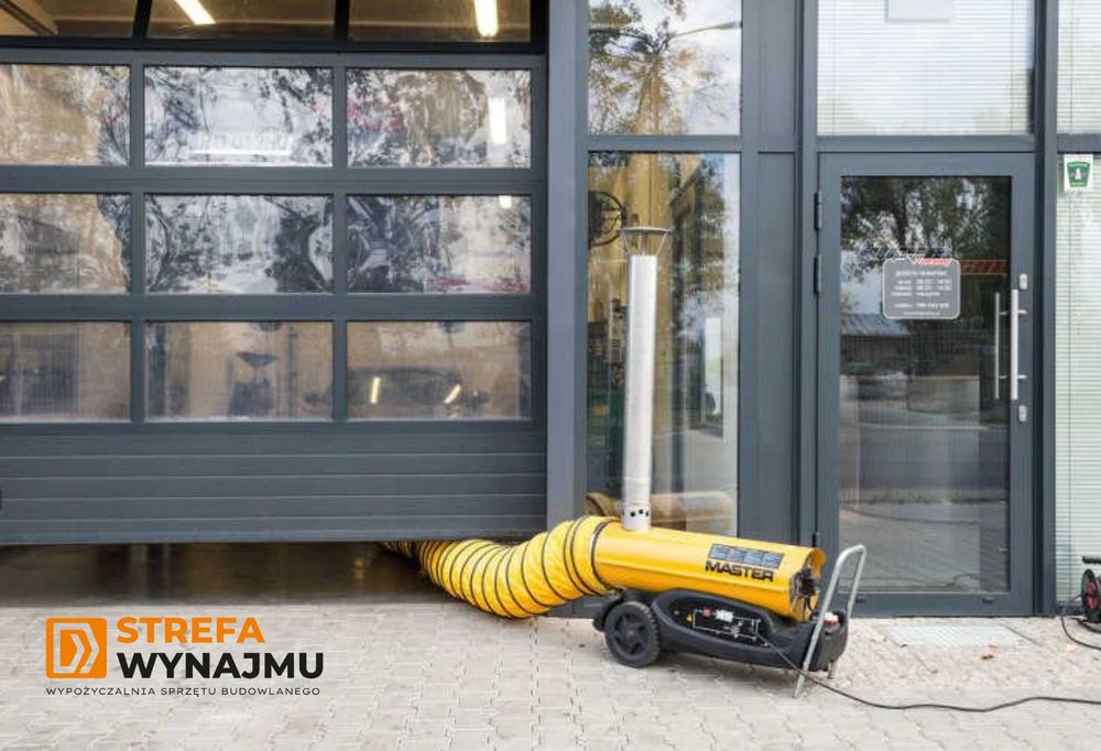 Wynajem nagrzewnica olejowa odprowadzaniem spalin Master BV110E Lublin