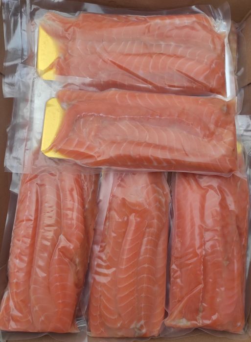 Лосось слайси обрізь спинки слабосолоний упаковка - 250г/500г