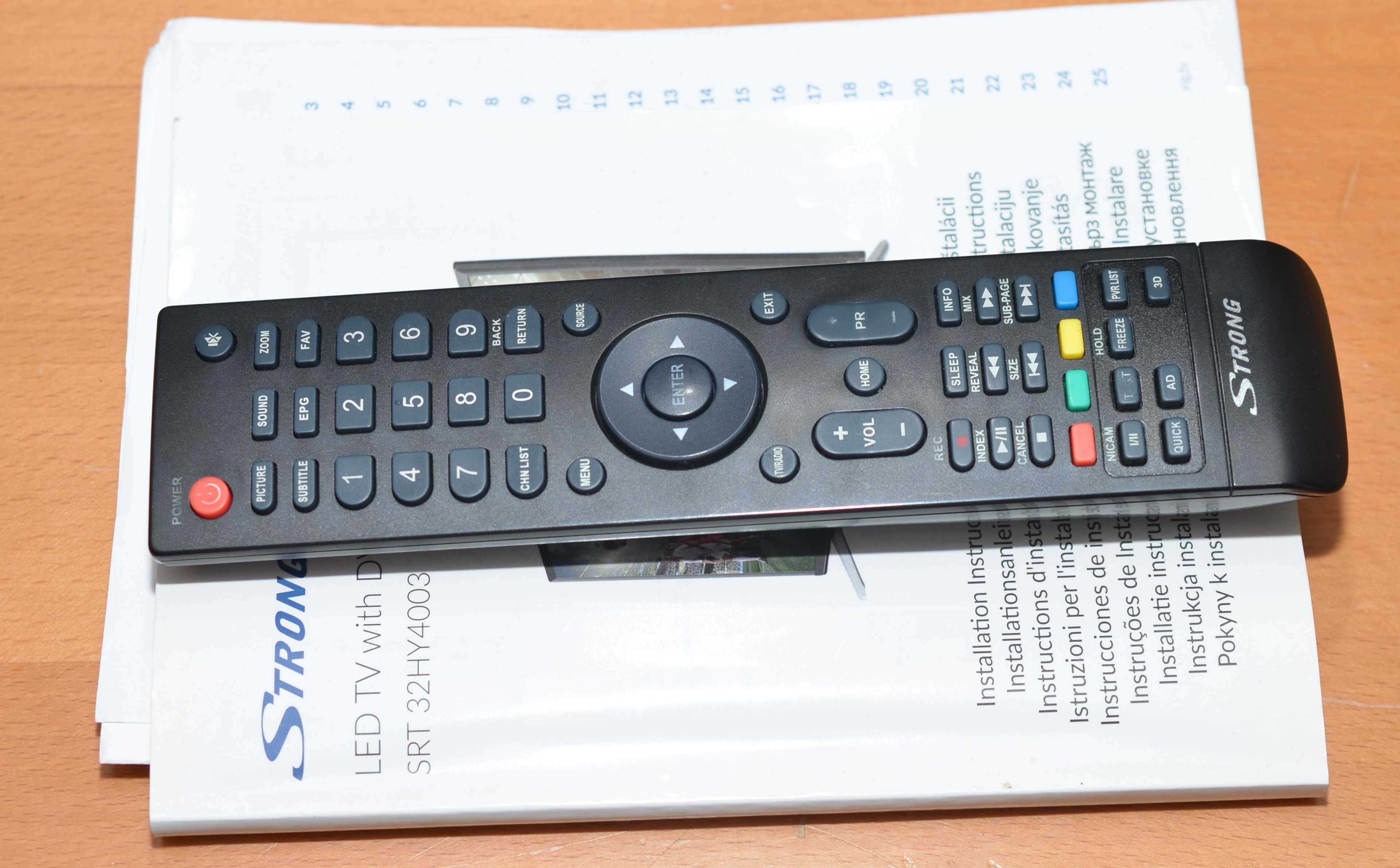 Strong STR 32HY4003 telewizor LED 32 cale DVB-T2 naziemna + pilot