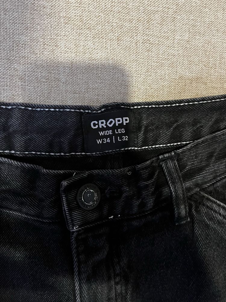 Штани CROPP, чорні, трендові, підійдуть як хлопцю так і дівчині