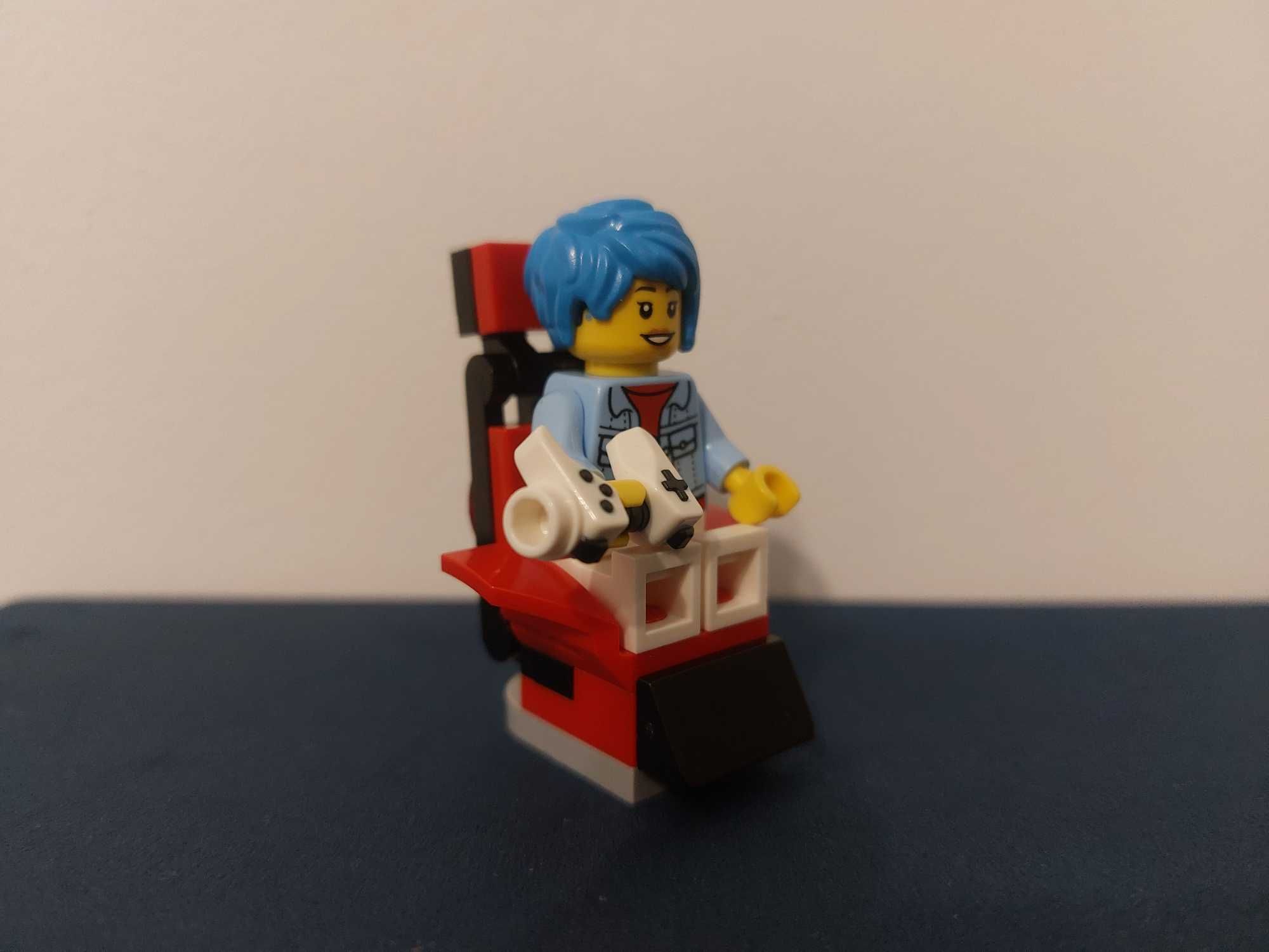 LEGO Aki Jones + fotel gamingowy
