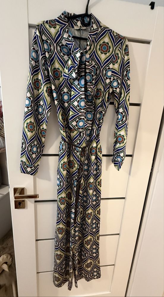 Kombinezon boho wzorzysty print viralowy