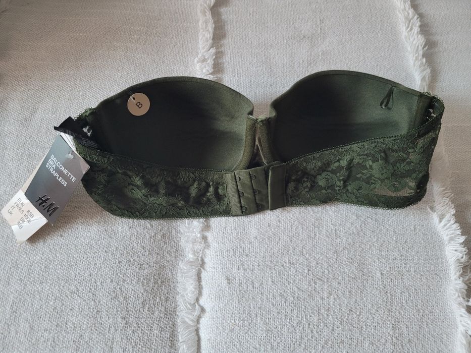 Nowy biustonosz h&m rozm.85B balkonetka