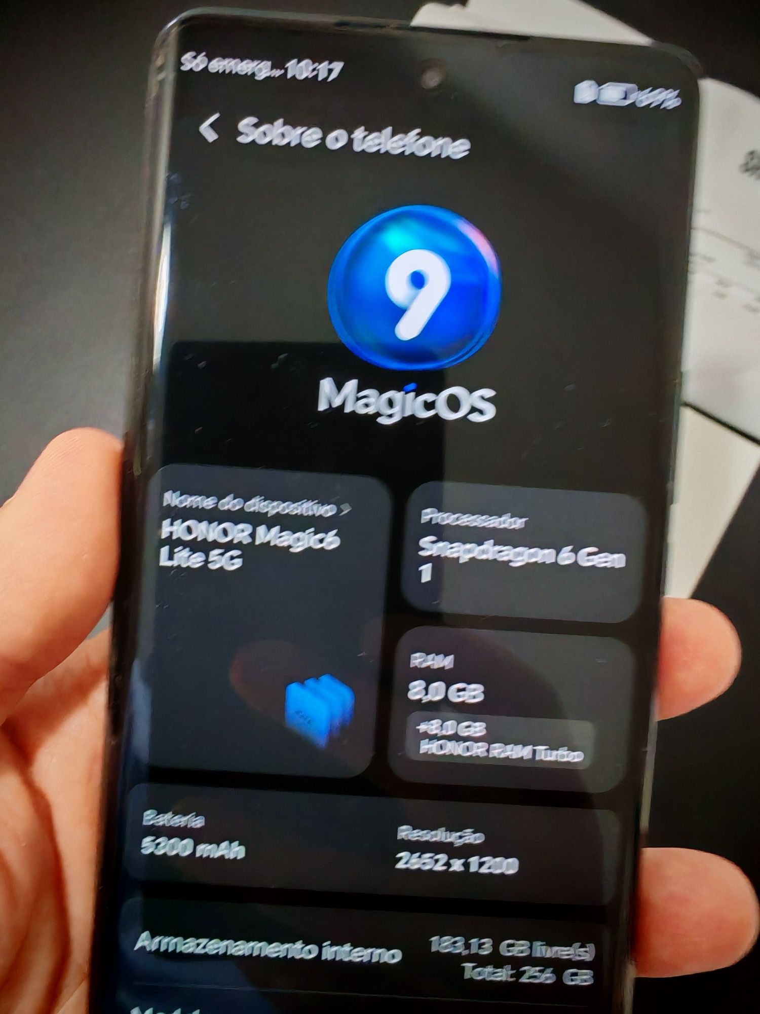 Honor Magic 6 Lite 5G - c/garantia até 2027