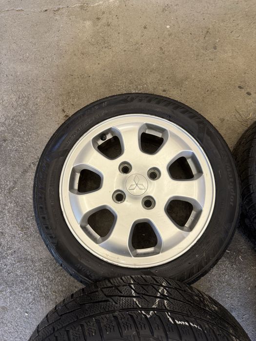 Koła zimowe 4x114,3 Mitsubishi 195/50 r15 5,5mm