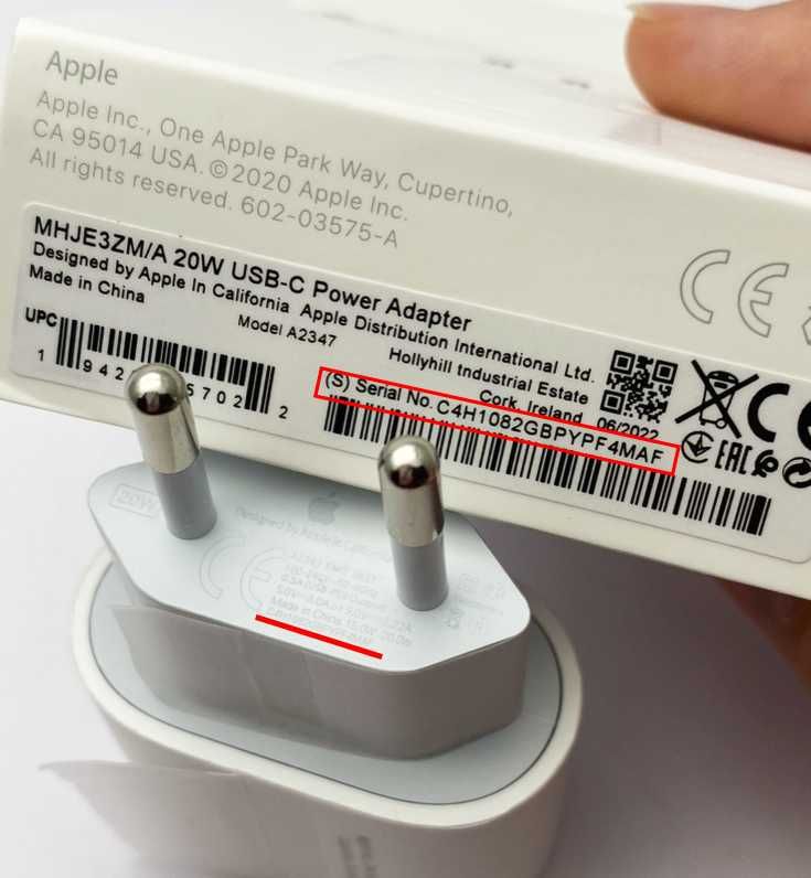 Зарядка 20W ОРИГИНАЛ/ГАРАНТІЯ Apple iPhone 13промах 14 14 Pro Max USBC
