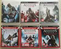 GRY PS3 - ASSASSINS CREED - 6 Części - Playstation 3 - Zestaw Gier