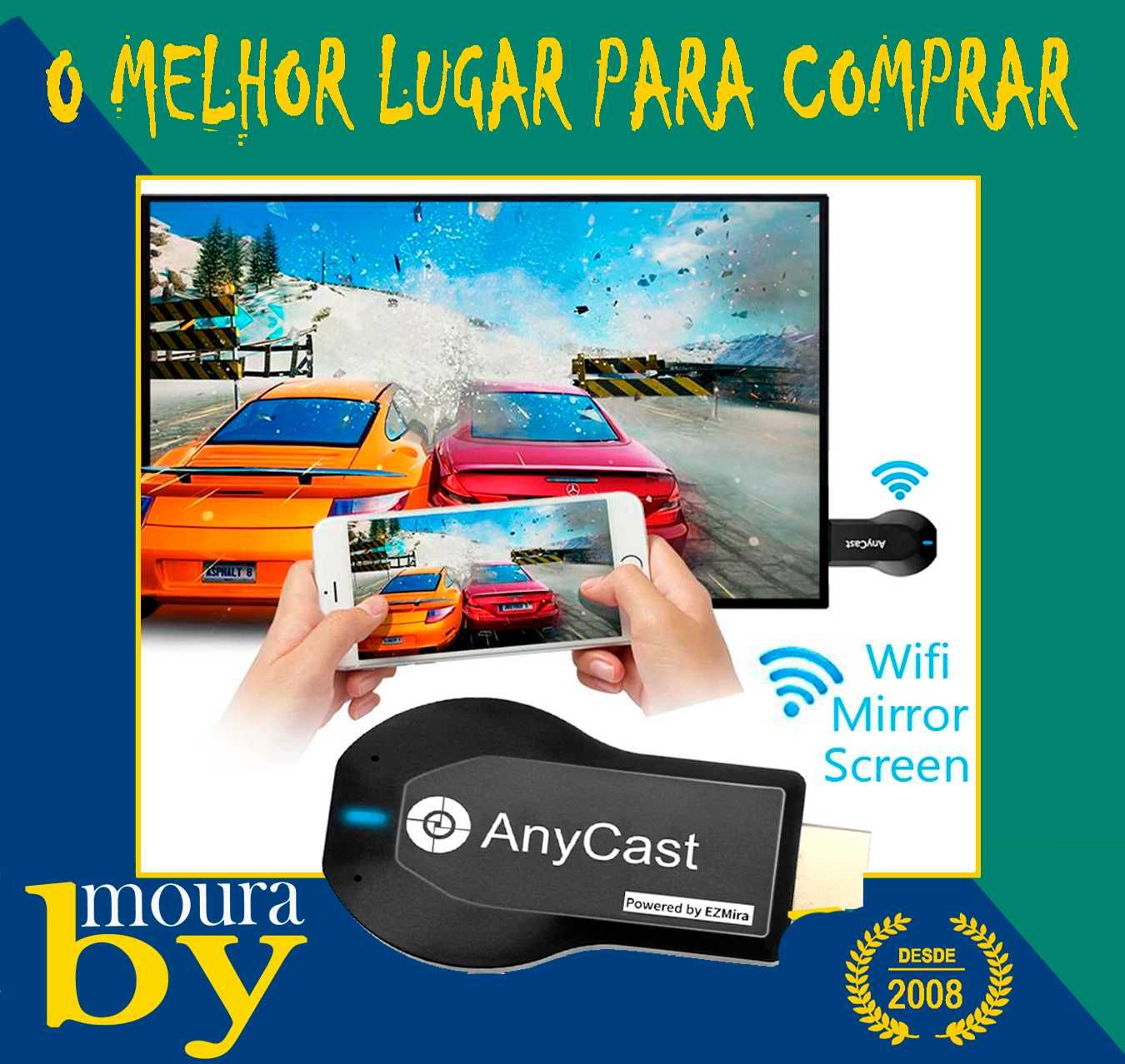 Receptor Mirascreen HDMI Dongle Miracast Chromecast DLNA AirPlay