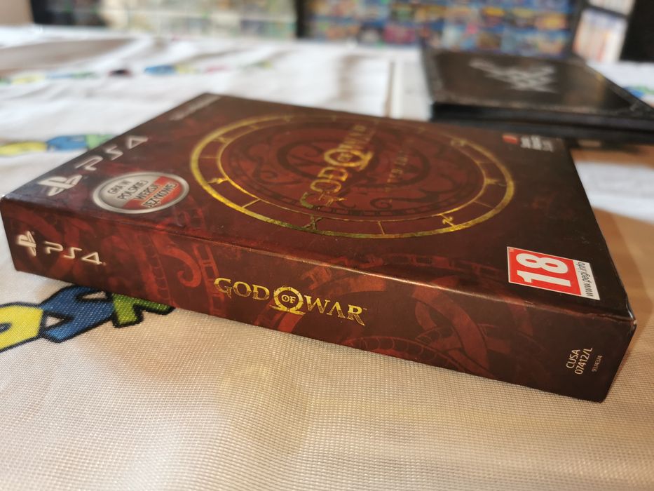 God of WAR PS4 gra Limited Edition (+ STEELBOOK, ARTBOOK) stan BDB+