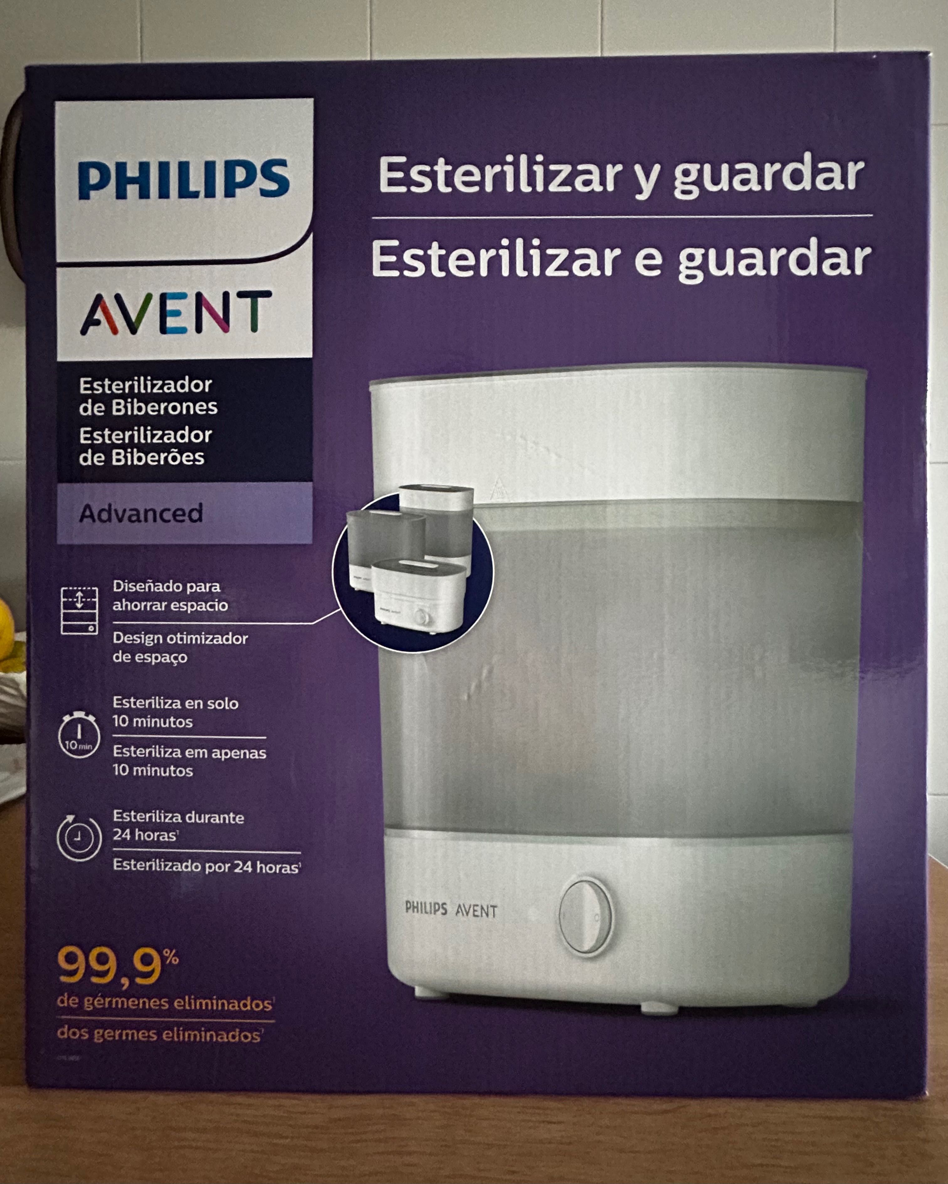 Esterilizador elétrico biberões Avent