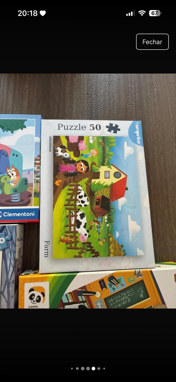 Puzzles para crianças