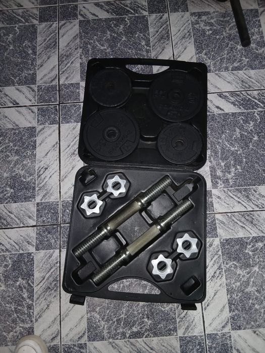 Kit de halteres de 20 kg , pouco usado