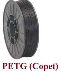PETG (Copet) пластик для 3D принтера чорний 0,85кг / 1,75мм Філамент