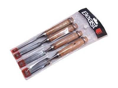 Dłuta Stolarskie, komplet czterech dłut