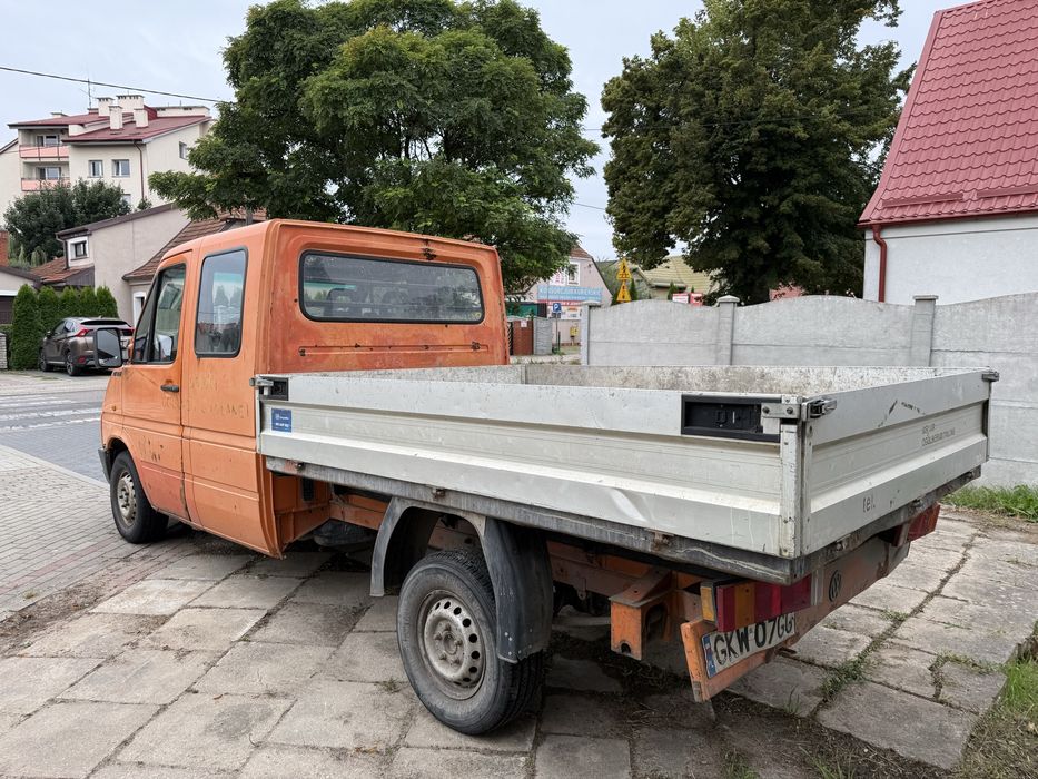 Volkswagen LT35 2.5 Diesel 75 KM doka, Brygadówka, 7 osób, skrzynia,